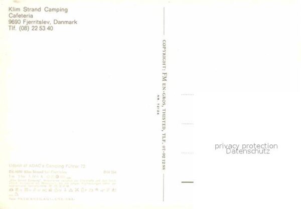 Fjerritslev Klim Strand Camping Fliegeraufnahme – Bild 2