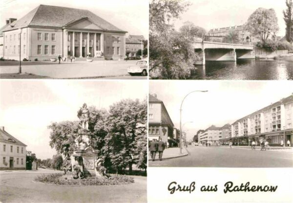 Rathenow Teilansichten Denkmal Brücke