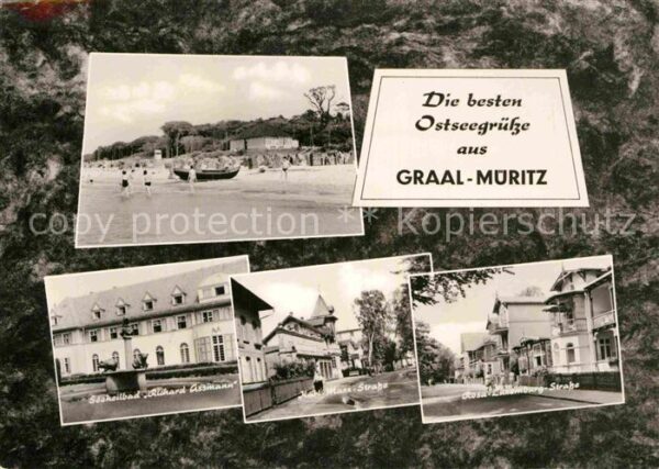 Graal-Mueritz Ostseebad Strand Seeheilbad Richard Assmann Karl