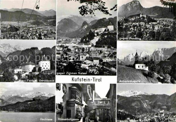 Kufstein Tirol Kaiserlift Festung Geroldseck Hechtsee