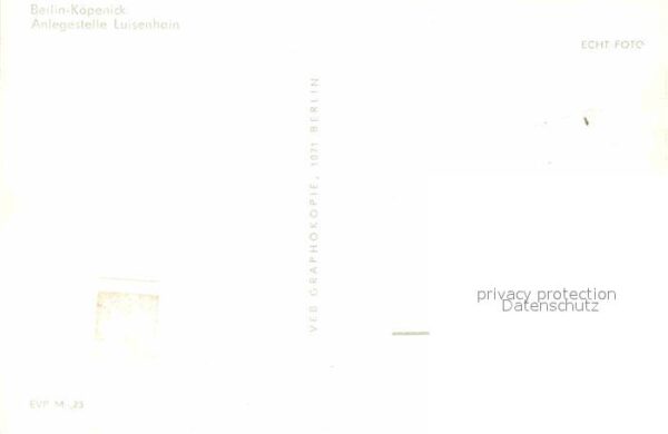 Koepenick Anlegestelle Luisenhain Ausflugsdampfer – Bild 2