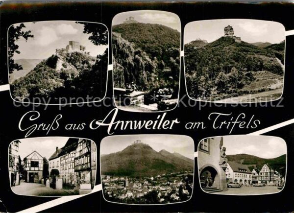 Annweiler Trifels Landschaftspanorama Burg Ortsmotive Fac