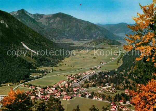 Bayrischzell Panorama Blick zur Aiplspitze