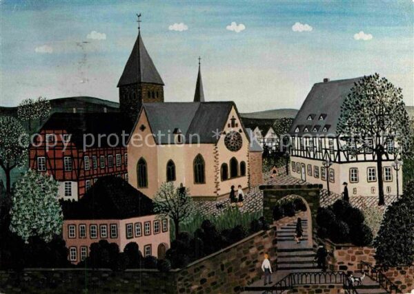 Froendenberg Ruhr Stiftskirche Künstlerkarte Gisela Meise