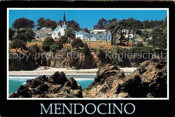 Mendocino Charming architecture with the rugged C