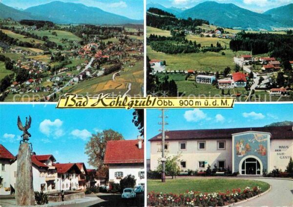Bad Kohlgrub Panorama Alpenmoorbad Denkmal Haus der