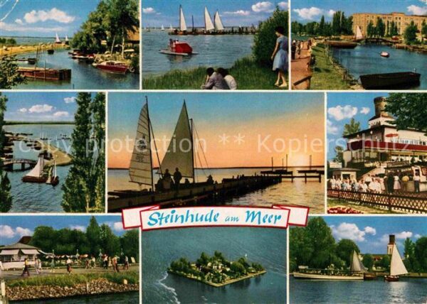 Steinhude Partien am Steinhuder Meer Hafen Insel
