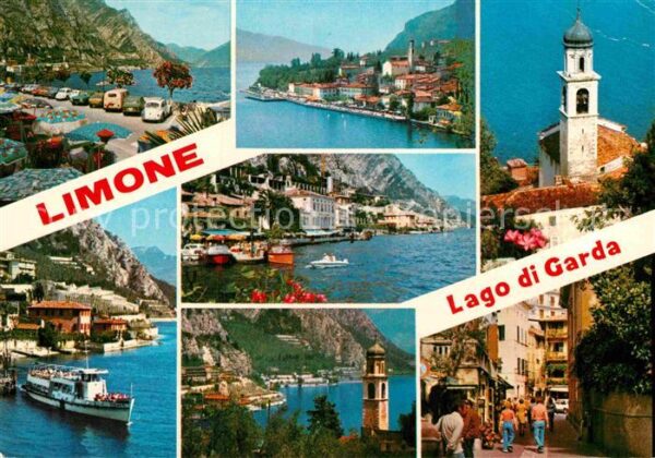Limone sul Garda Teilansichten Kirche Gasse Gardasee