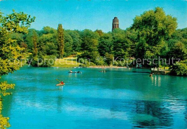Bochum Stadtpark Bootfahren