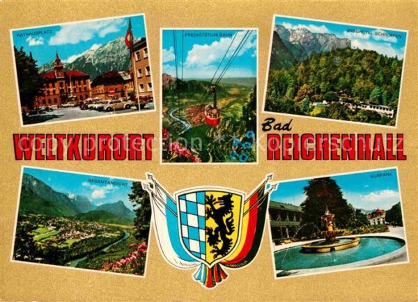 Bad Reichenhall Rathausplatz Predigtstuhlbahn Berghotel