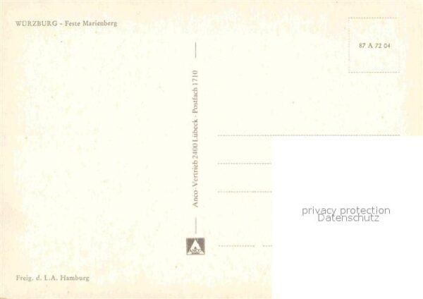 Wuerzburg Feste Marienberg Fliegeraufnahme – Bild 2