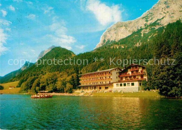 Hintersee Berchtesgaden Hotel am See mit Reiteralpe Berchtesgad