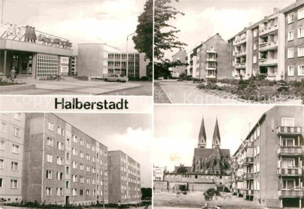 Halberstadt Einkaufszentrum Clara Zetkin Oberschule