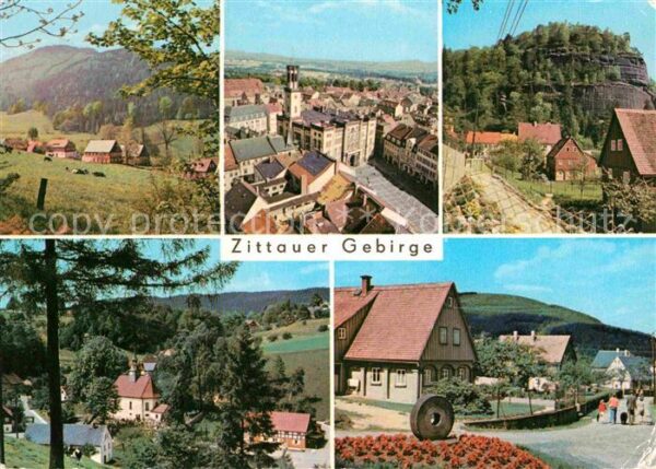 Zittau Platz der Jugend Rathaus Waltersdorf La