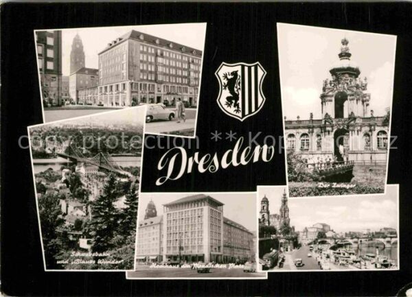 Dresden Schwebebahn Blaues Wunder Hochhaus Pirn