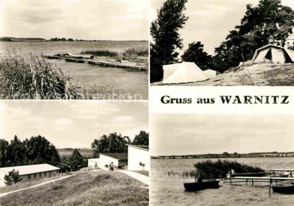 Warnitz Partie am Oberuckersee Badesteg Camping