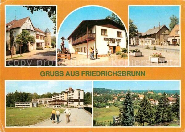 Friedrichsbrunn Harz HO Gaststätten FDGB Klobenberg Baude Be