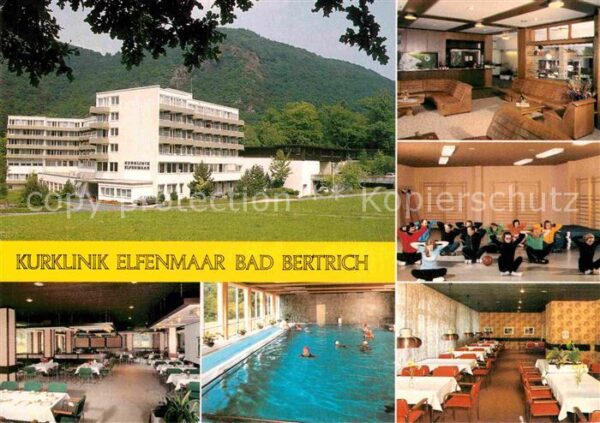 Bad Bertrich Kurklinik Elfenmaar Speisesaal Aufentha