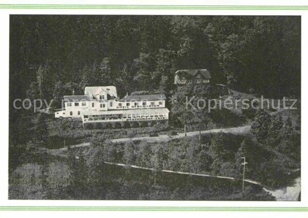 Biedenkopf Waldhotel Berggarten Fliegeraufnahme