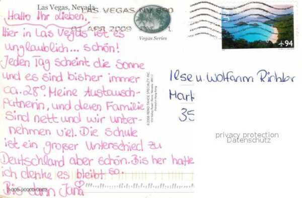 Las Vegas Nevada Teilansichten Nachtaufnahmen – Bild 2