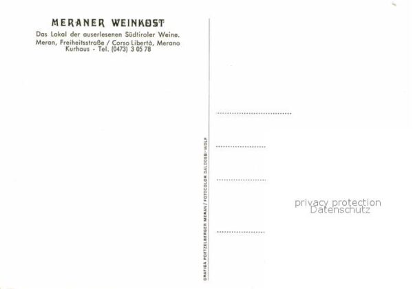Meran Merano Lokal Meraner Weinkost – Bild 2