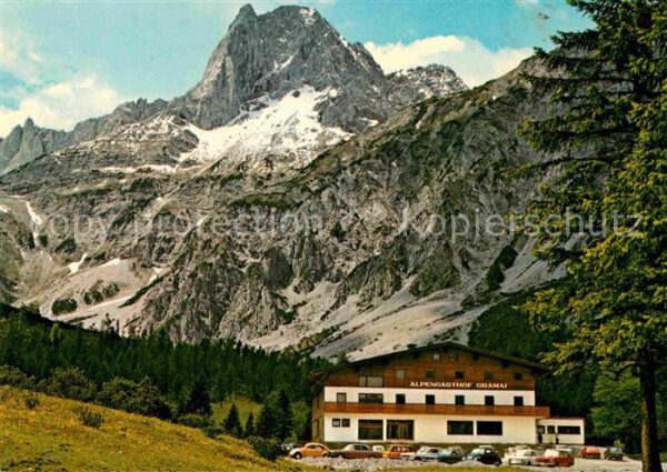 Gramaialm Alpengasthof Gramai gegen Lamsenspitze
