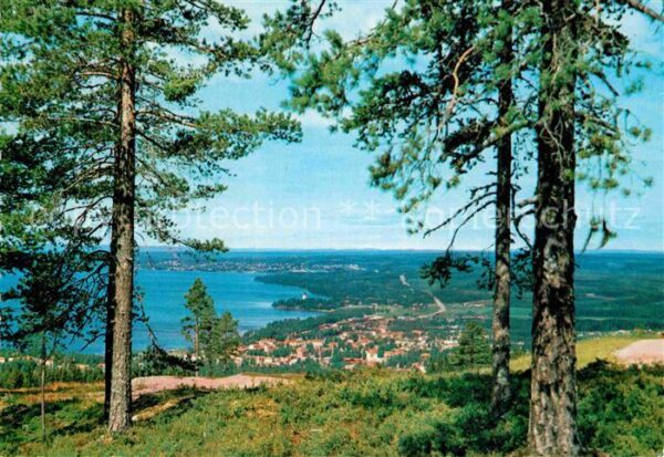 Dalarna View over Rättvik and Lake Siljan