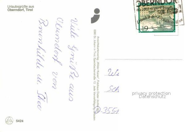 Oberndorf Tirol Ortsmotiv an der Kirche Restaurant Terr – Bild 2