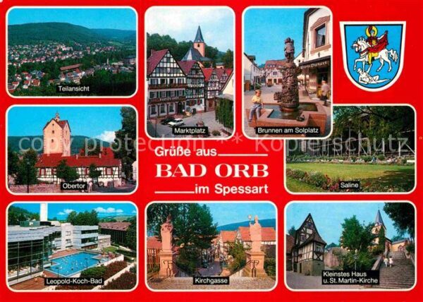 Bad Orb Obertor Leopold Koch Bad Marktplatz Bru