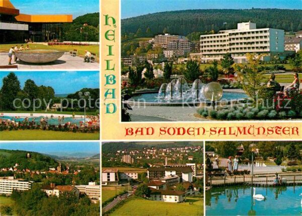 Bad Soden-Salmuenster Teilansichten Heilbad Kurort im Kinzigt