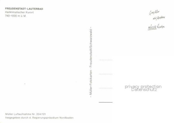 Lauterbad Heilklimatischer Kurort Fliegeraufnahme – Bild 2