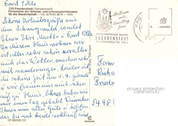 Freudenstadt Ferienheim Schwarzwald – Bild 2