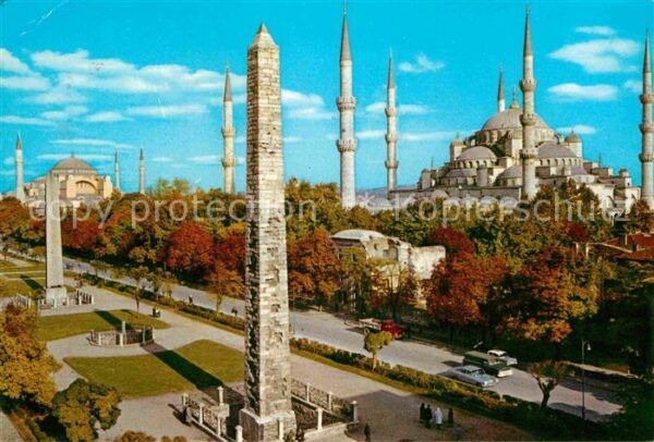 Istanbul Constantinopel Hippodrom Blaue Moschee