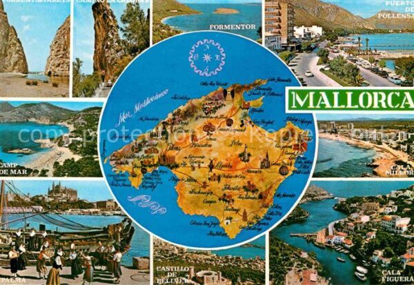 Mallorca Küstenstädte der Insel Hafen Bucht Land