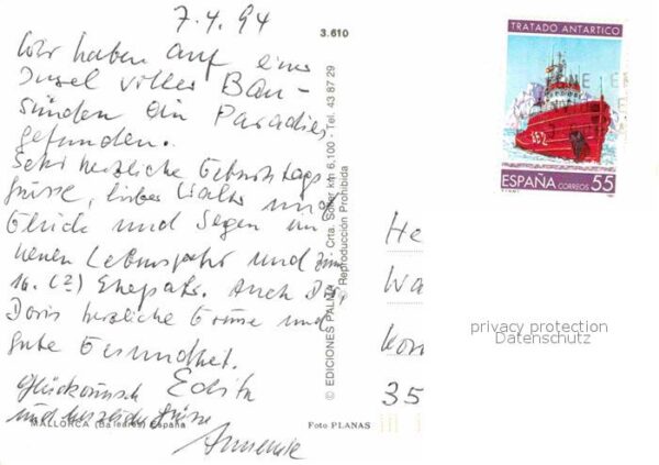 Mallorca Carta de la isla Landkarte – Bild 2