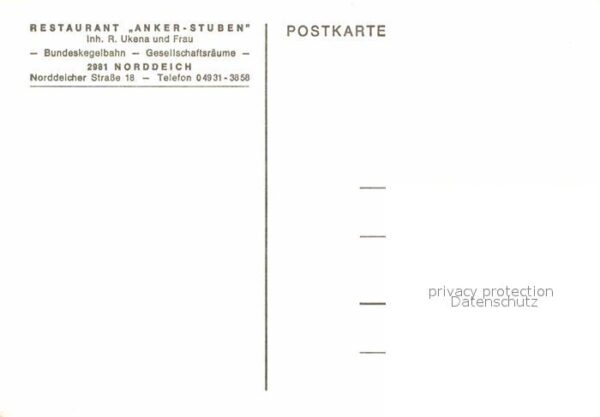 Norddeich Ostfriesland Restaurant Anker Stuben – Bild 2