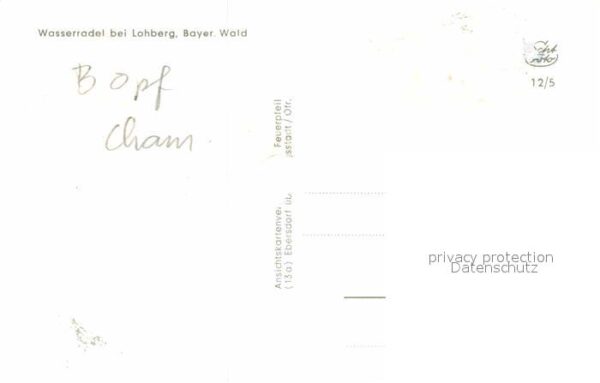 Lohberg Lam Wasserradel Wanderer Gedicht – Bild 2