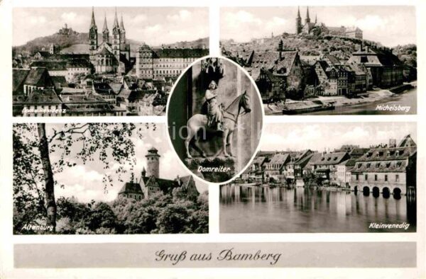 Bamberg Dom Residenz Michelsberg Domreiter Alte