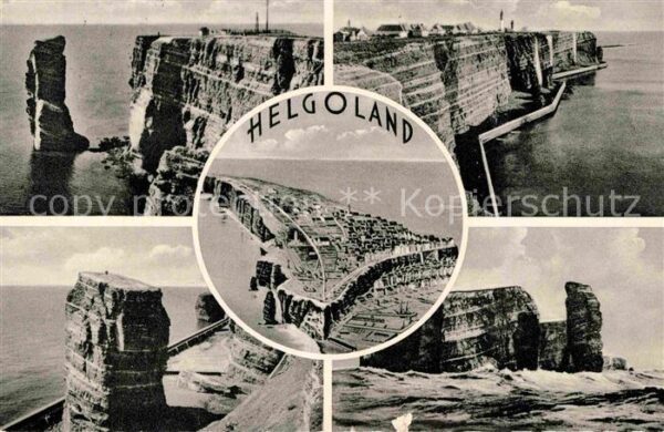Helgoland Nordseeinsel Lange Anne Felsen Fliegera