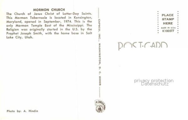 Kensington Maryland Mormon Church – Bild 2
