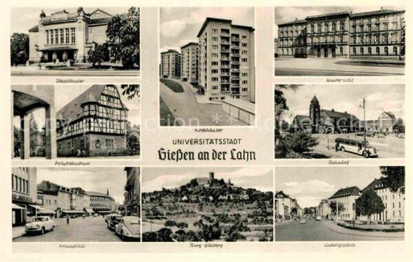 Giessen Lahn Stadttheater Polytechnikum Kreuzplatz H
