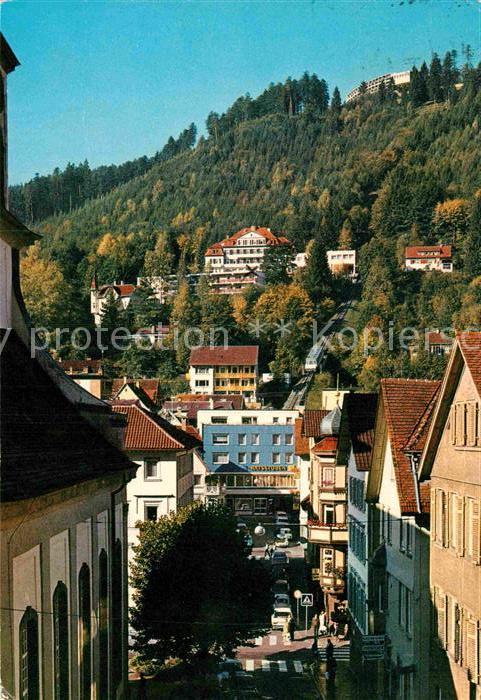 Wildbad Schwarzwald Teilansicht Kurort