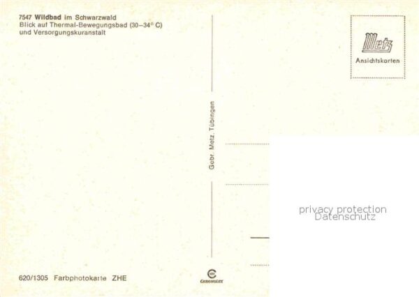 Bad Wildbad Thermal Bewegungsbad Versorgungskuranst – Bild 2