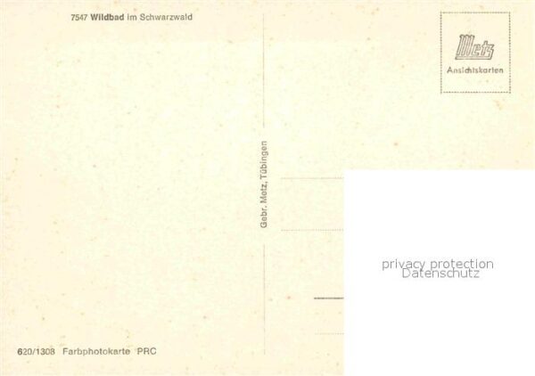 Bad Wildbad Stadtpanorama Kurort Schwarzwald – Bild 2