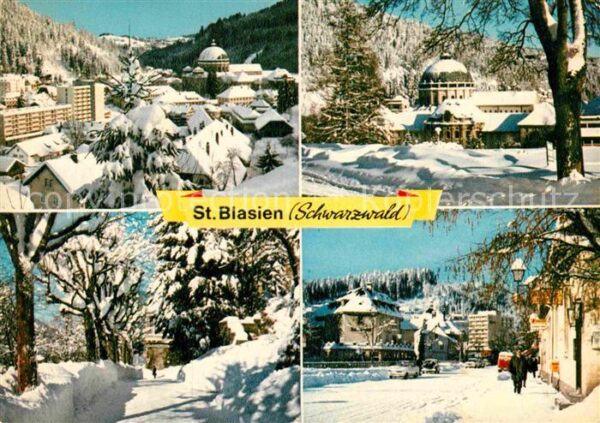 St Blasien Winterimpressionen Kneippkurort im Schw