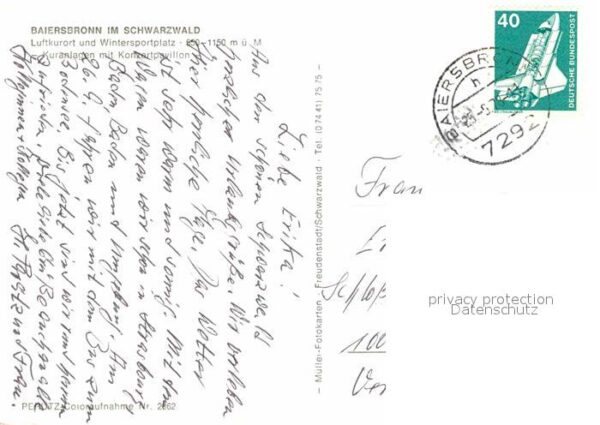 Baiersbronn Schwarzwald Kuranlagen mit Konzertpavillon – Bild 2