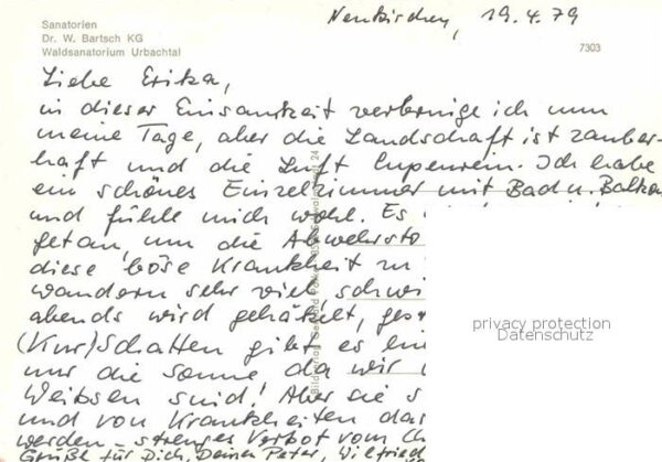 Neukirchen Knuellgebirge Waldsanatorium Urbachtal – Bild 2