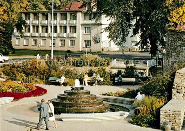 Bad Orb Brunnen am Untertor Sanatorium Kurort i