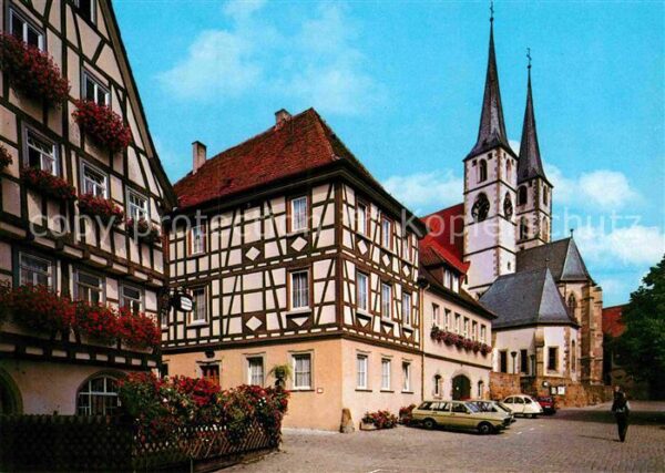 Bad Wimpfen Evangelische Stadtkirche Fachwerkhäuser