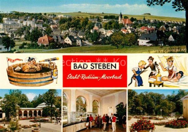 Bad Steben Panorama Kurort Stahlbad Radiumbad Kura